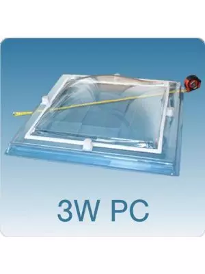 Losse koepel driewandig polycarbonaat (PC/PMMA/PMMA)