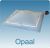 Lichtkoepel driewandig acrylaat (PMMA/PMMA/PMMA) 40X70 bolvormig opaal